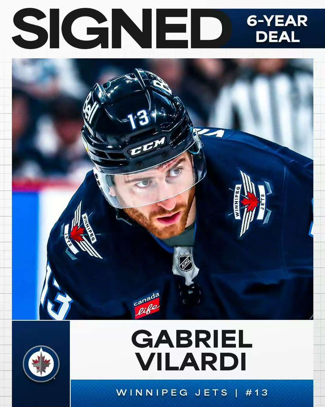 Vilardi verlängert seinen Vertrag bei den Jets. „Was mich nicht besiegen kann, macht mich stärker.“